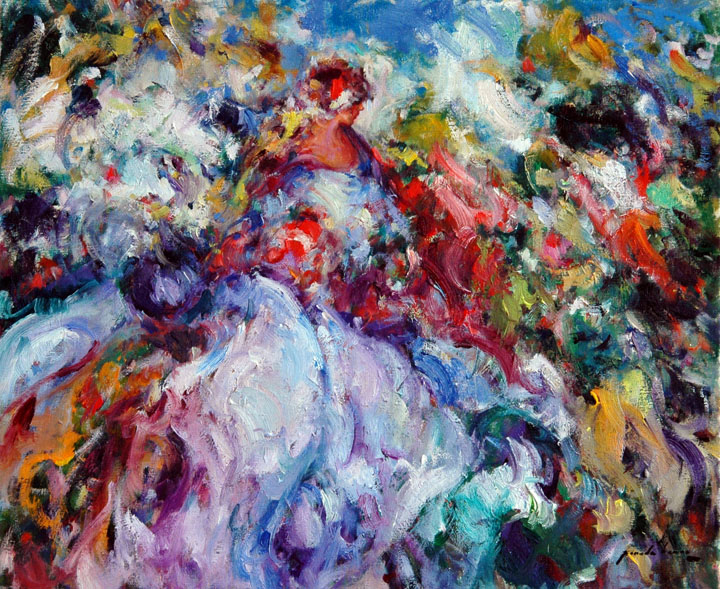 Light and Color in the Garden (21.5x25.5)