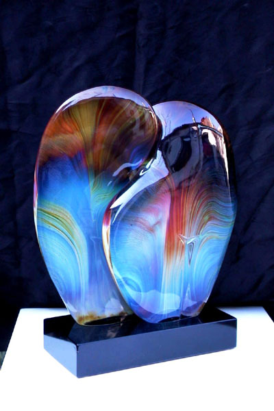 Simbiosi (Clear & Calcedonia Glass)